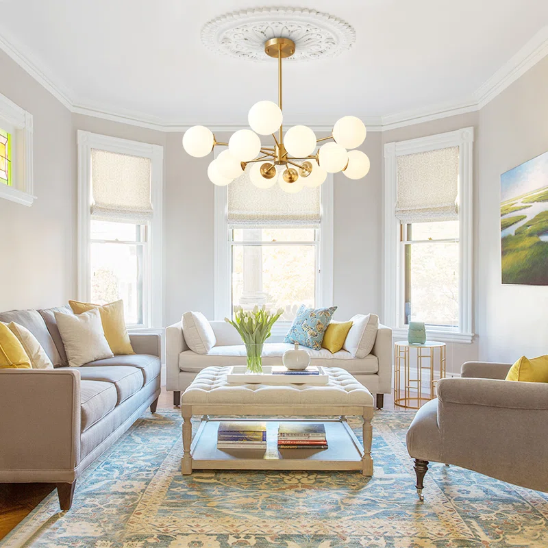 Gold Luxury Brass Chandelier Light For Bedroom