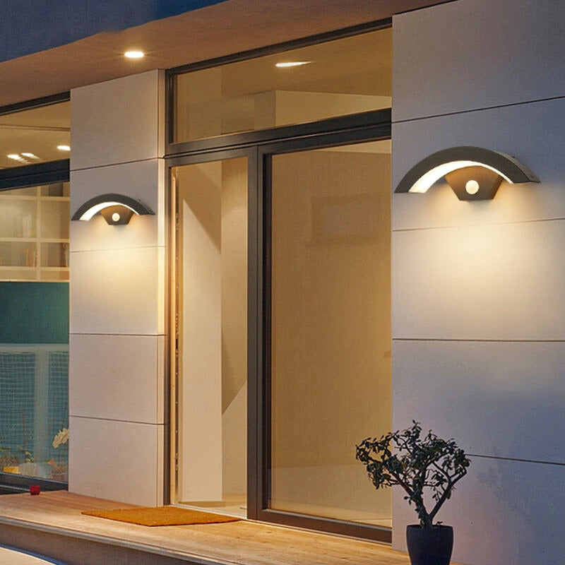 Outdoor Wall Light with Motion Sensor