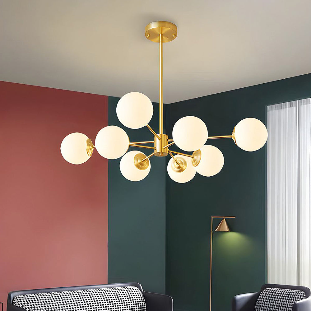 Gold Luxury Brass Chandelier Light For Bedroom