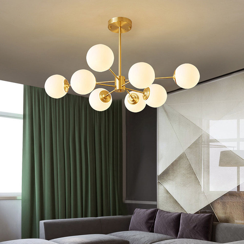 Gold Luxury Brass Chandelier Light For Bedroom