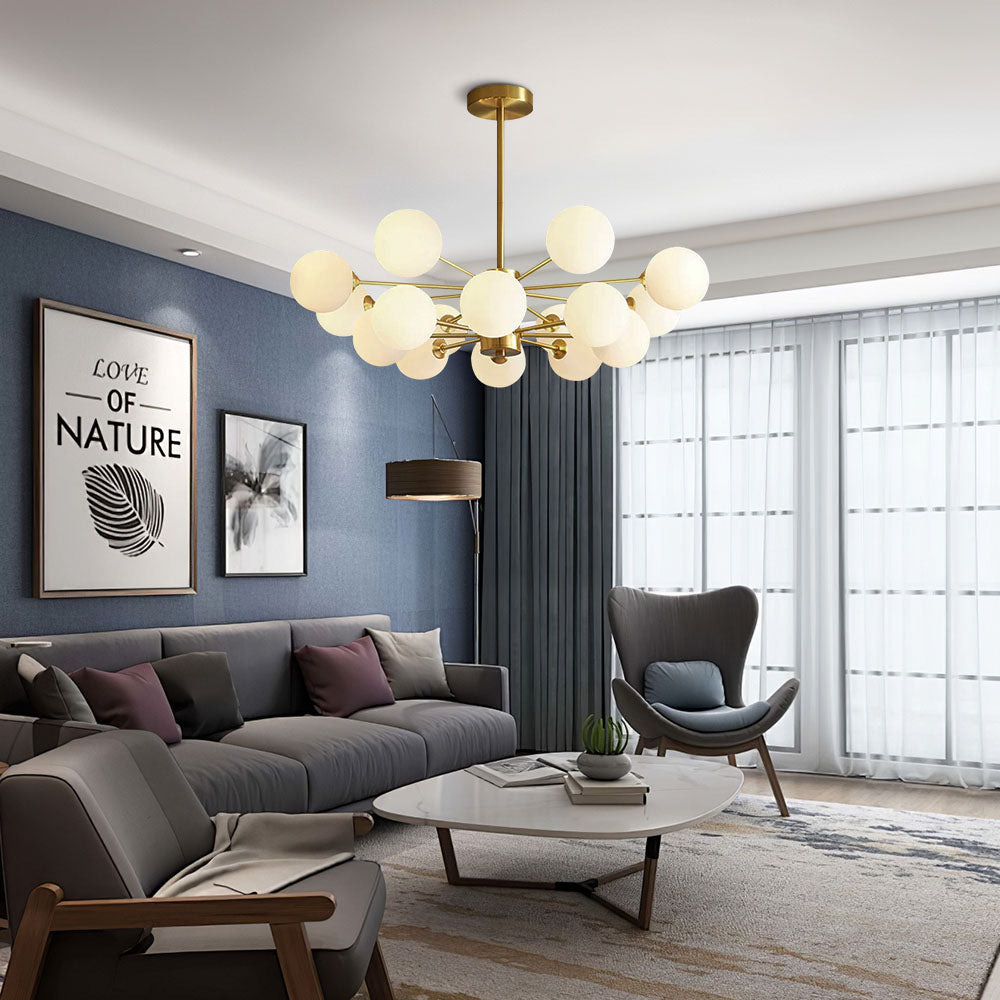 Gold Luxury Brass Chandelier Light For Bedroom