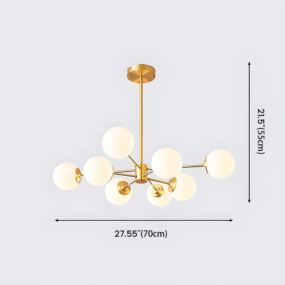 Gold Luxury Brass Chandelier Light For Bedroom