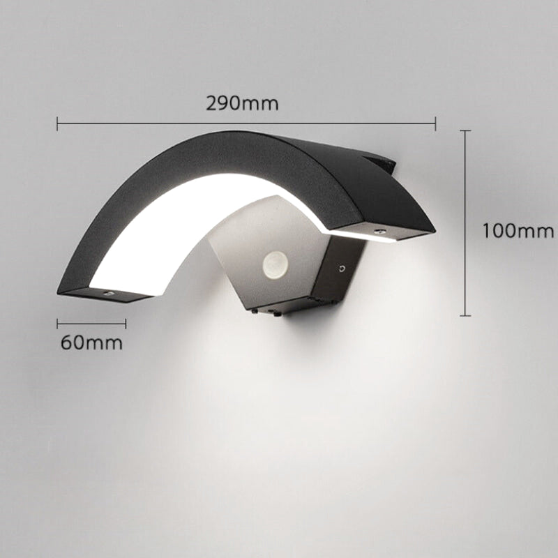 Outdoor Wall Light with Motion Sensor