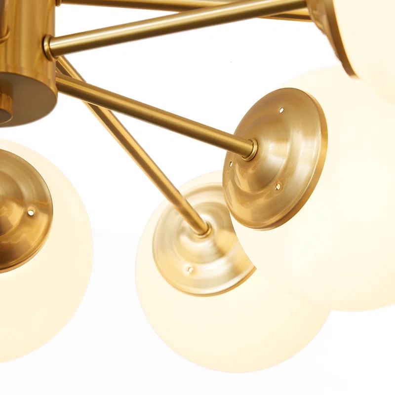 Gold Luxury Brass Chandelier Light For Bedroom