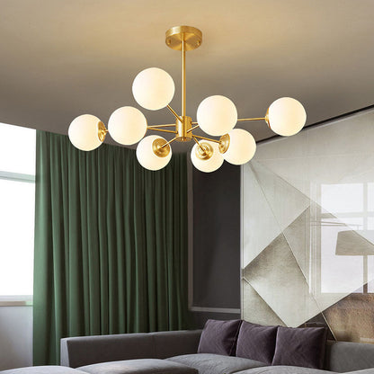 Gold Luxury Brass Chandelier Light For Bedroom