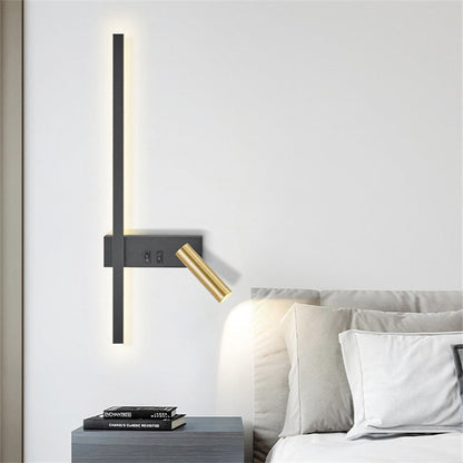 Bedroom Wall Lamp with Reading Light