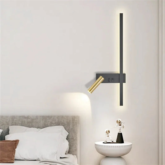 Bedroom Wall Lamp with Reading Light